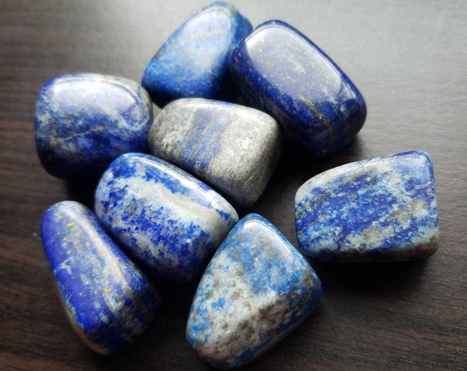 Wisdom & Inspiration - Lapis Lazuli Tumbled Stone - Cube Shaped - Lapis Lazuli Bulk