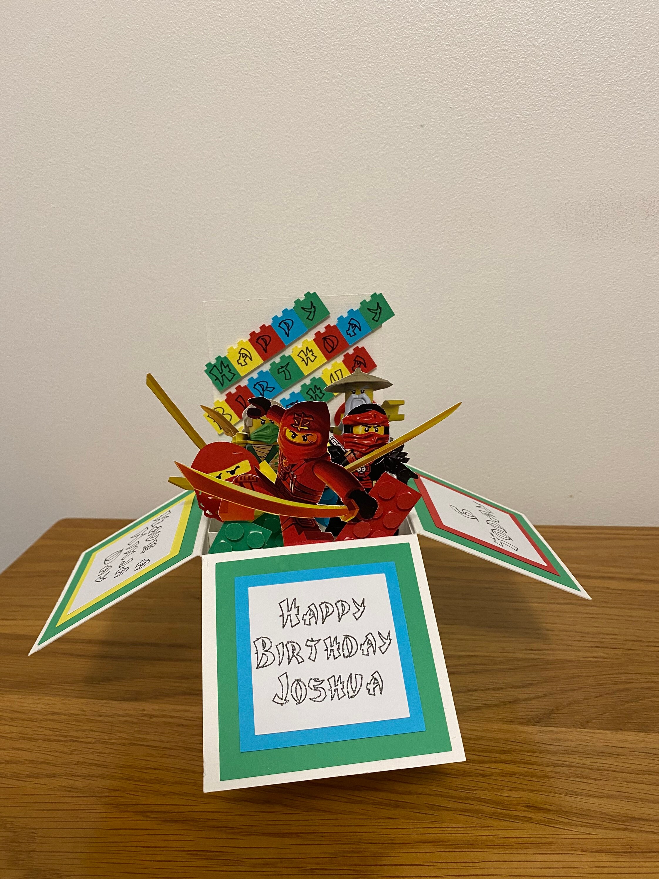 Lego Ninjago Birthday Card | Etsy
