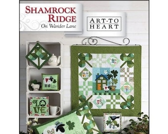 Shamrock Ridge na Wander Lane Blok 3 Marzec Blok miesiąca autorstwa Nancy Halvorsen