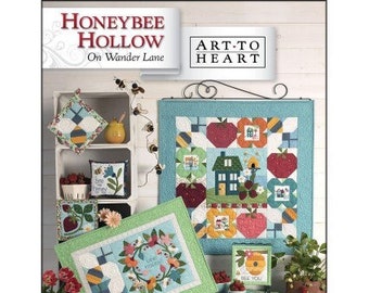 Honeybee Hollow na Wander Lane Blok 6 czerwca Blok miesiąca autorstwa Nancy Halvorsen