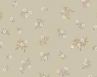Meadow Sprigs in Sage from Primrose & Parsley by Poppie Cotton continuous cuts of Quilter's Cotton. Spools 'n Stitches Shop Hop Fall 2026