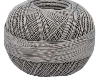 Silver Lizbeth 605 Size 20 100% Egyptian Cotton Tatting Thread