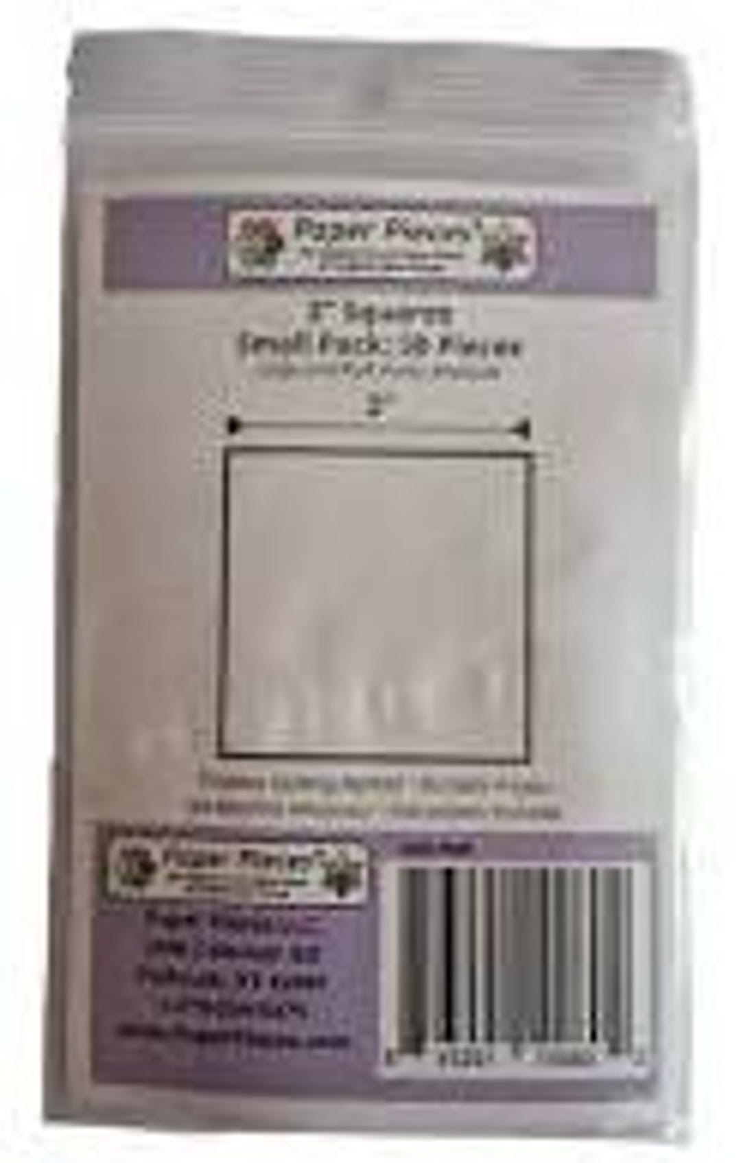English Paper Piecing 2 Inch Square Papers in Pack of 50 From Paper ...