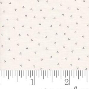 May include: White fabric with a subtle pattern of small gray dots.