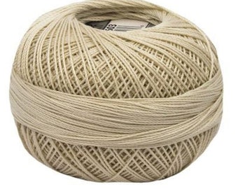 Ecru Lizbeth 603 Size 20 100% Egyptian Cotton Tatting Thread