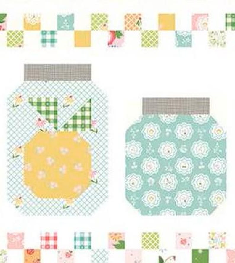 In a Fruit Jar Summer Runner Pattern by Sandy Gervais of Pieces From My ...
