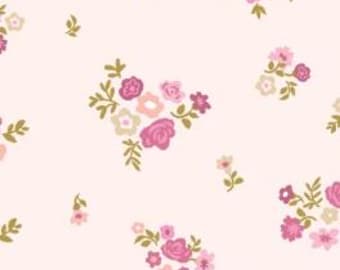 Briar Rose in Blush from Primrose & Parsley by Poppie Cotton continuous cuts of Quilter's Cotton. Spools 'n Stitches Shop Hop Fall 2026