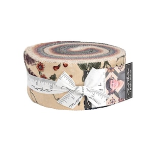 Daisy Lane by Kansas Troubles Quilters for Moda Fabrics. Quilter&#39;s Cotton Strip set 40 piece collection of 2.5 inch by 44 inch strips