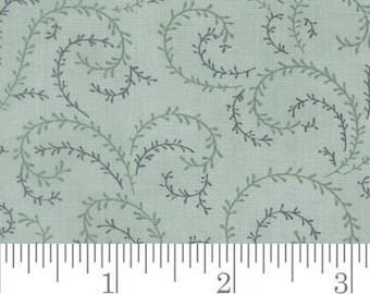 Vine Blender in Sky from Breathtaking Blues by 3 Sisters for Moda. Continuous cuts of Quilter's Cotton