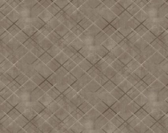 One Sisters Basics 2769-11 Distressed Plaid Gray Taupe. Priced by