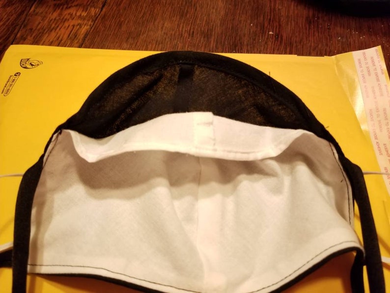 Quilter's Cotton Filter Pocket Two Layer Face Mask With Etsy