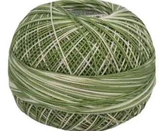 Leaf Swirl Lizbeth 144 Size 20 100% Egyptian Cotton Variegated Tatting Thread