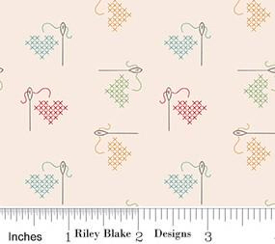 Hush Hush 5 Stitched With Love by Riley Blake. Continuous Cuts of ...
