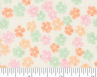 Kindness Daisy Chain Small Floral in Dogwood by Deb Strain for Moda continuous cuts of Quilter's Cotton Fabric