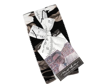 Collections for a Cause Magnolia by Howard Marcus for Moda Fabrics. Quilter's Cotton Strip set 40 piece collection of 2.5 by 44 inch strips