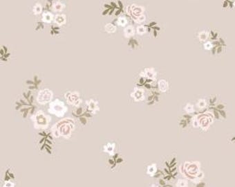 Briar Rose in Sage from Primrose & Parsley by Poppie Cotton continuous cuts of Quilter's Cotton. Spools 'n Stitches Shop Hop Fall 2026