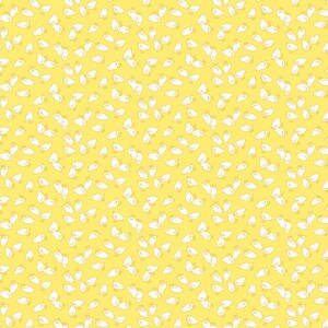 Nana Mae 7 Baby Chicks in Yellow de Henry Glass. Recortes continuos de algodón acolchado.