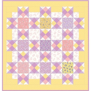 Story Time Duckling Quilt Kit by Maywood Studio. Quilter&#39;s Cotton Fabric & Pattern to make this darling quilt.