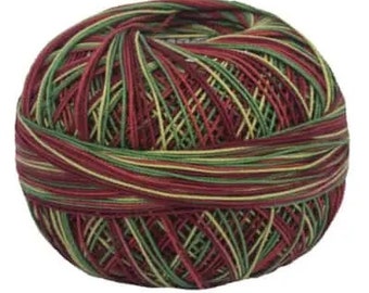 Cranberry Bush Lizbeth 181 Size 20 100% Egyptian Cotton Variegated Tatting Thread