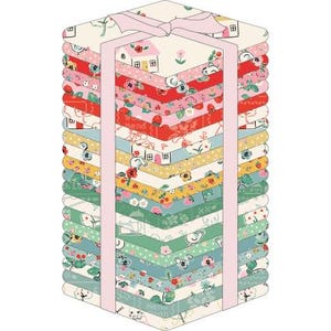 Home Sweet Home by Poppie Cotton Quilter&#39;s Cotton Fat Quarter Bundle 21 pieces of 18 x 22 inch fabrics