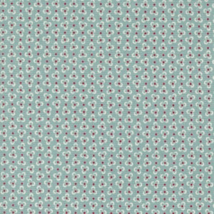 Petals Blenders in Aqua from the My Summer House collection by Bunny Hill Designs for Moda continuous cuts of Quilter&#39;s Cotton Fabric