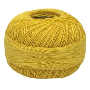 May include: A ball of bright yellow yarn, ready for knitting or crocheting.