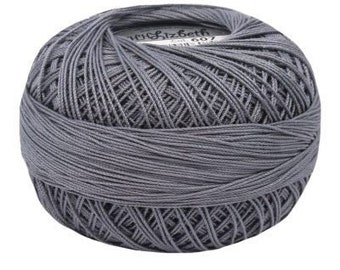 Charcoal Med Lizbeth 607 Size 20 100% Egyptian Cotton Tatting Thread