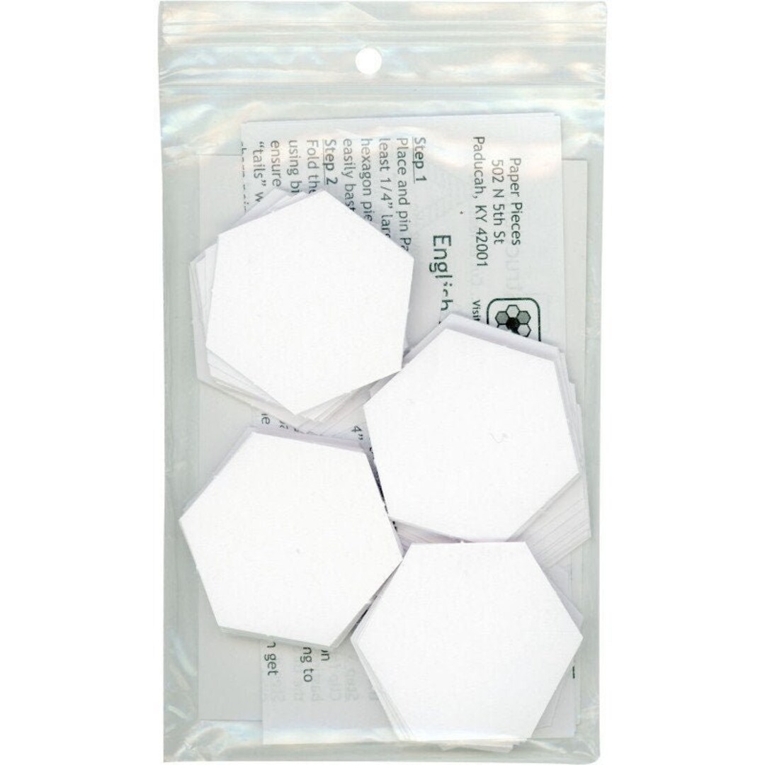 200 Papiers à Tarte Hexagonaux 1 Pouce - Uxcell - Modèle De Papier Matelassé Anglais