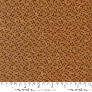 Chickadee Landing Petit Buds Small Floral in Sunflower by Kansas Troubles for Moda Fabrics. Continuous cuts of Quilter&#39;s Cotton Fabric
