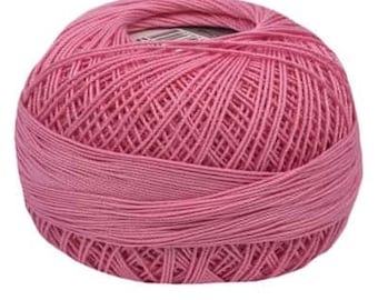 Pink Medium Lizbeth 622 Size 20 100% Egyptian Cotton Tatting Thread