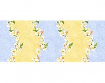 Fresh as a Daisy by Maywood Studio.  Quilter's Cotton Fabric with continuous cuts