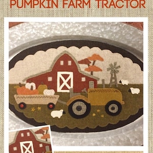 Pumpkin Farm Tractor Pattern by Stacy West of Buttermilk Basin