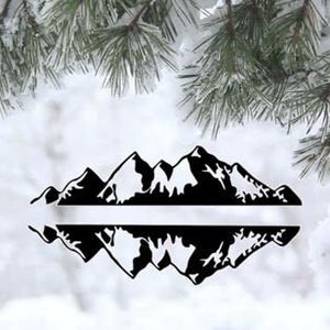 Mountain Vinyl Decal Sticker, Mountain decal, mountains are calling, laptop sticker, water bottle sticker, car sticker decal