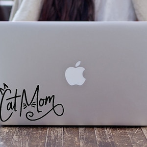 Cat Mom! Childless Cat Lady, Vinyl Decal Sticker, cat mom sticker, decal, cat mom decal, laptop sticker, water bottle sticker, car sticker