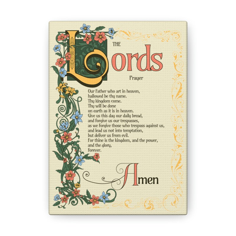 The Lords Prayer Kjv - Etsy