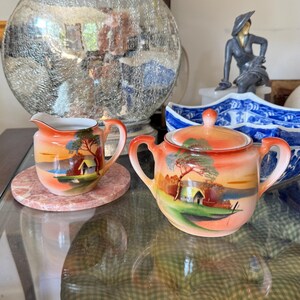 Noritake Lake Scene - Etsy