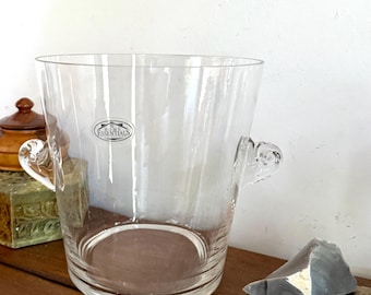 Crystal Ice Bucket Champagne Pail Vintage Home Essentials for Champagne Flutes