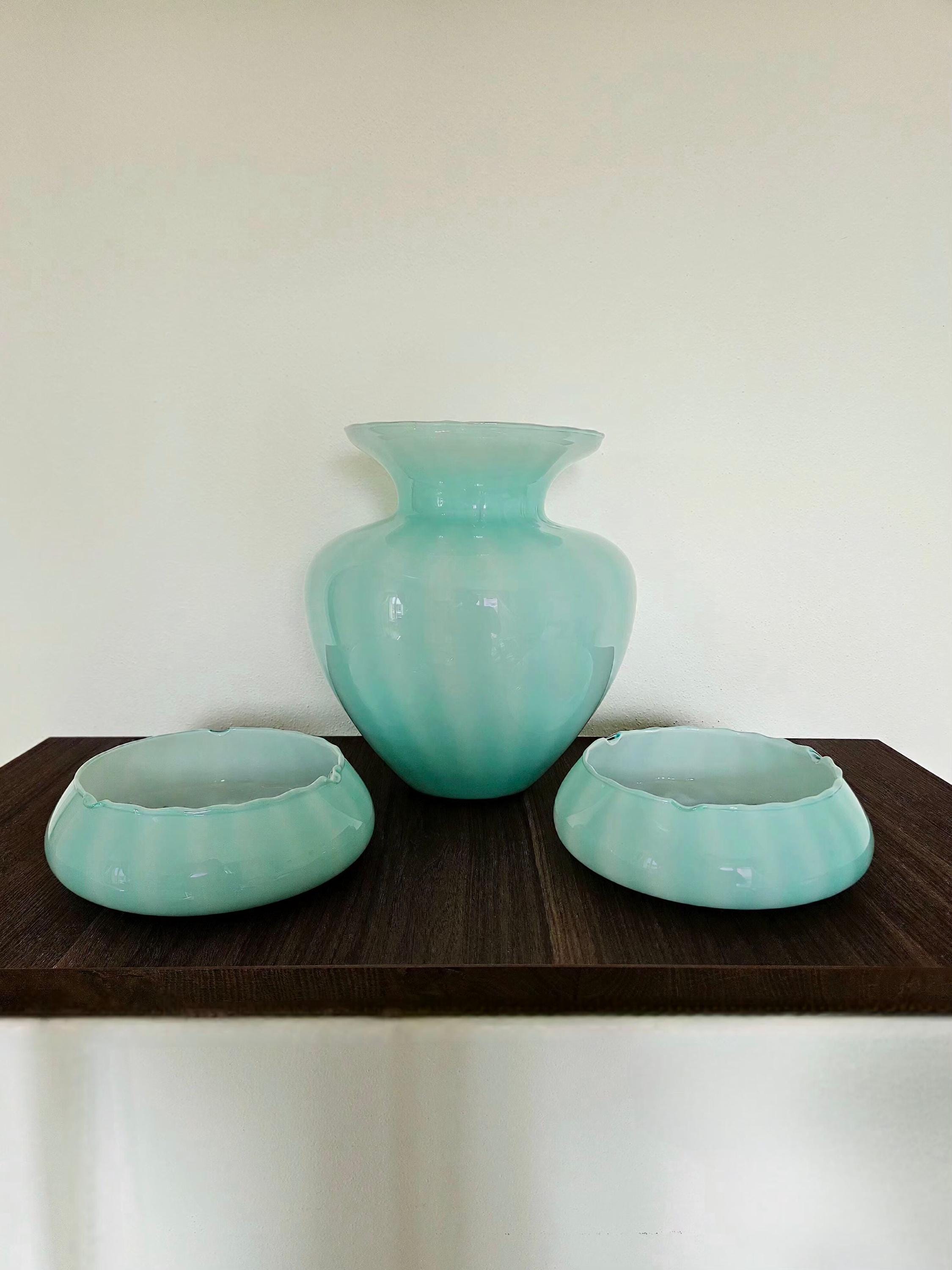 2 Tasses à Expresso En Opaline Jadéite - Style Rétro Sans Marque