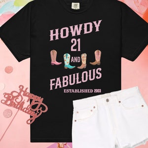 21. Geburtstag Geschenk für Sie Einzigartige 21. Geburtstag Geschenk Ideen 21. Geburtstag T-Shirt Alles Gute zum Geburtstag Benutzerdefinierte Geburtstag T-Shirt