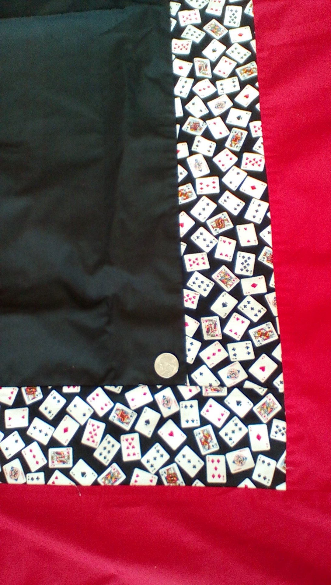 Cute card table cloths novelty playing card print homemade Etsy