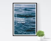 Smooth Sea Never Made a Skilled Sailor Black Framed Wall Art Poster Home Decor