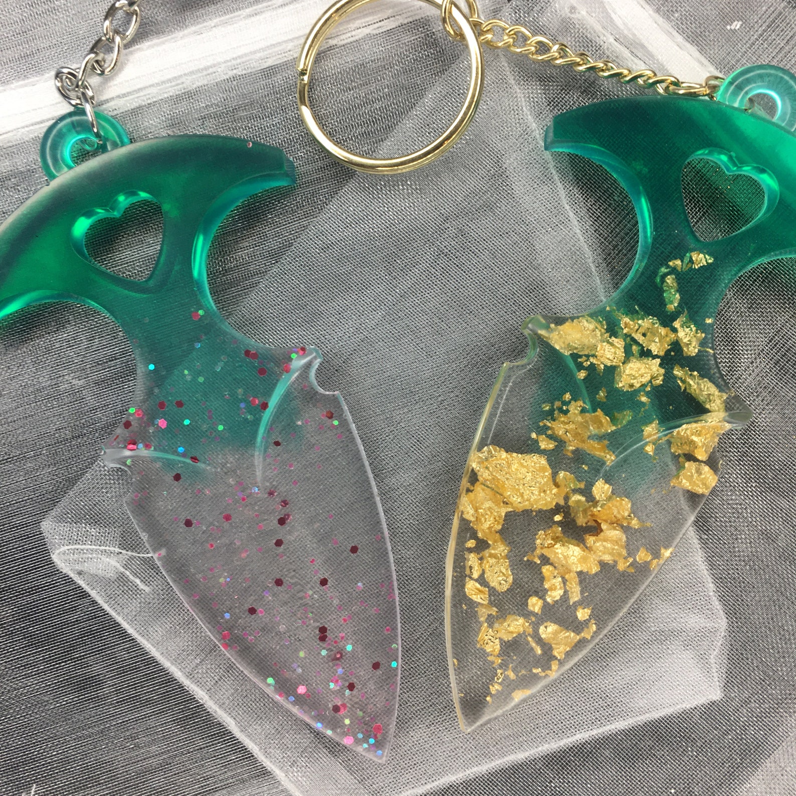 Flat Keychain custom Etsy