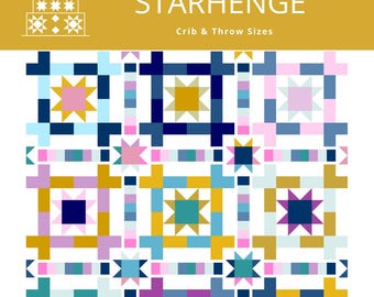 Starhenge Quilt Pattern PRINTED