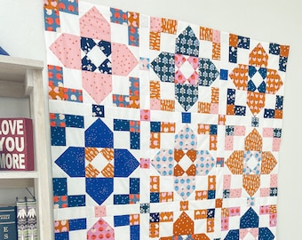 Squarevoiyant Quilt Pattern PDF - Instant Download