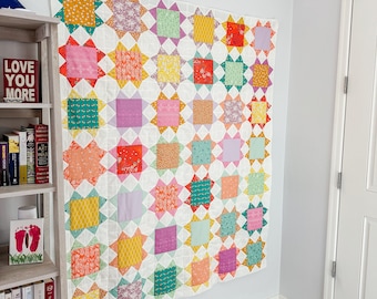 Bubble Stars Quilt Pattern PDF - Instant Download