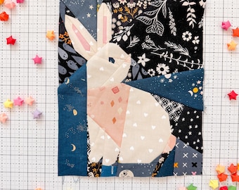 Bunny FPP Block, PDF Pattern