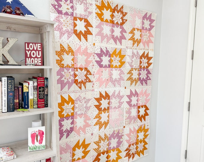 Featured listing image: Ursa Stars Quilt Pattern PDF - Instant Download