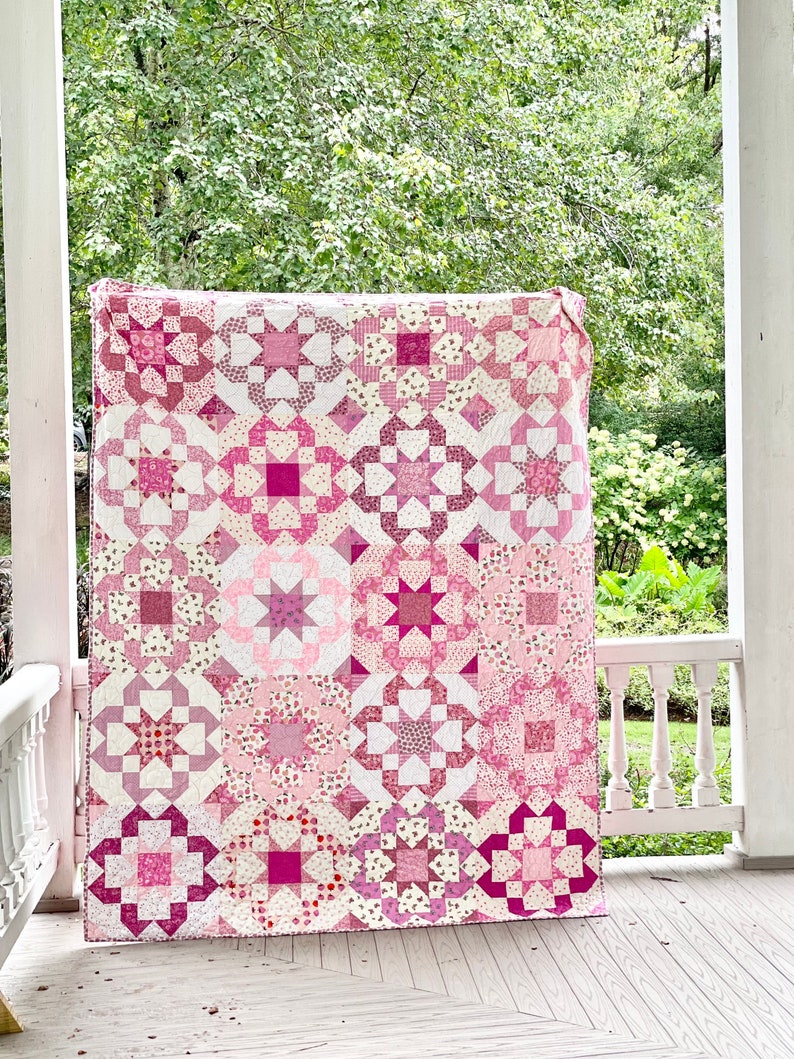 Bloom Burst Quilt Pattern PDF - Instant Download - Etsy