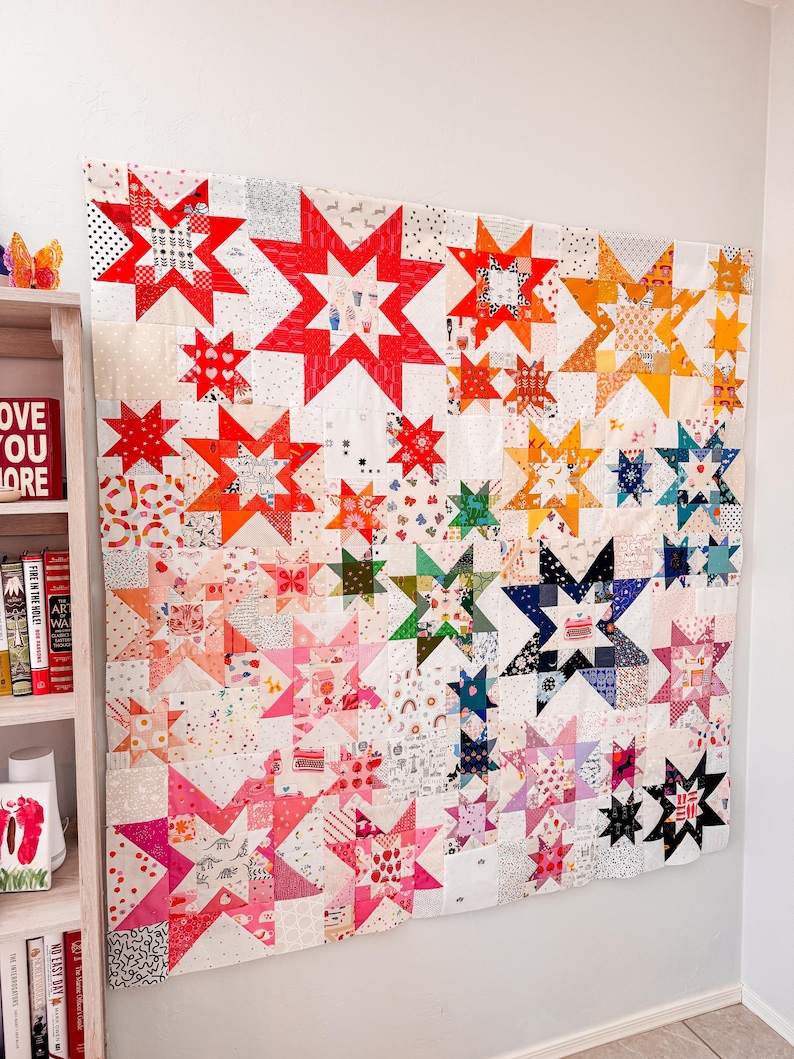 Star Splatter Quilt Pattern PDF - Instant Download - Etsy
