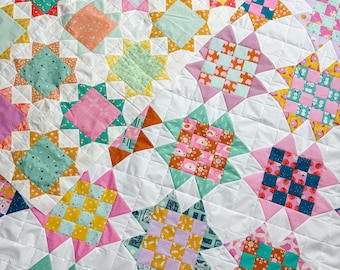 BUNDLE - Cosmic Confetti & Bubble Stars Quilt Patterns PDF - Instant Download